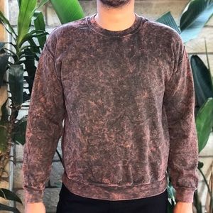 Acid wash Crewneck Sweater